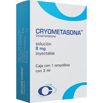 [449M93] Cryometasona solución inyectable 8mg/2ml (Dexametasona) C/1