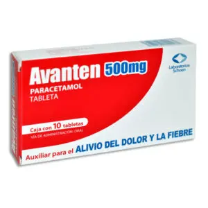 [199M2023] Avanten tabletas 500mg (Paracetamol) C/10