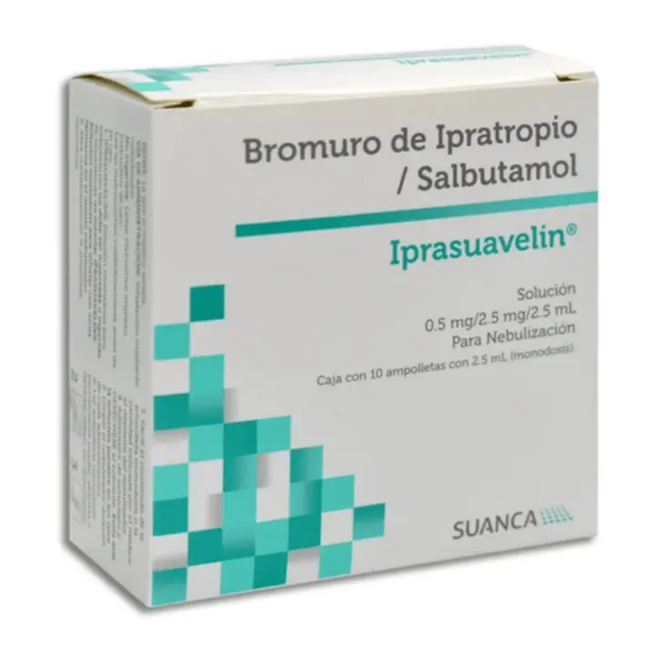 [222M2014] Iprasuavelin suspensión p/nebulización 0.5-2.5mg/2.5ml C/10