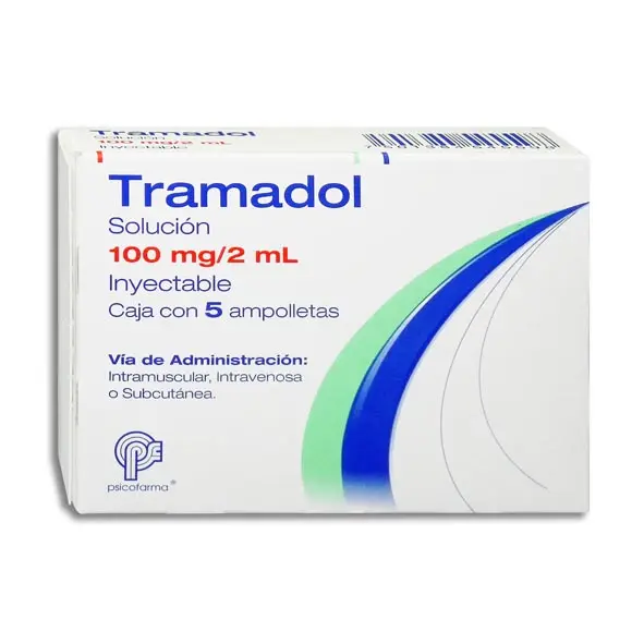 [021M2010] Tramadol Psicofarma solución inyectable 100mg/2ml C/5