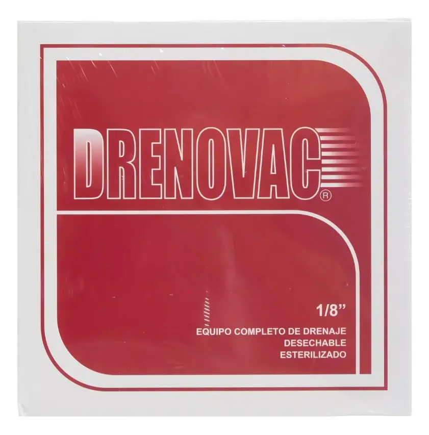 [86710R] Drenovac equipo completo de drenaje 1/8" (rojo)