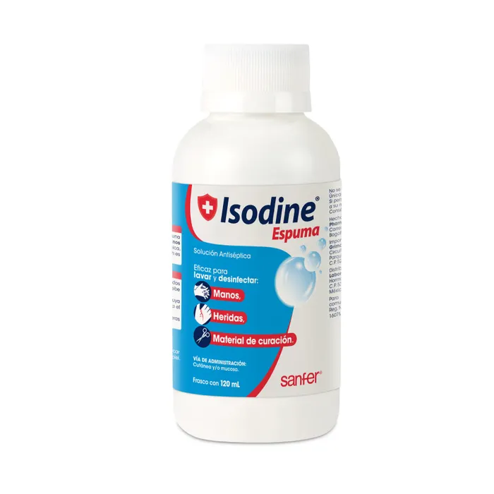 [065E84] Isodine Espuma solución antiséptica 8g/100 ml 120ml