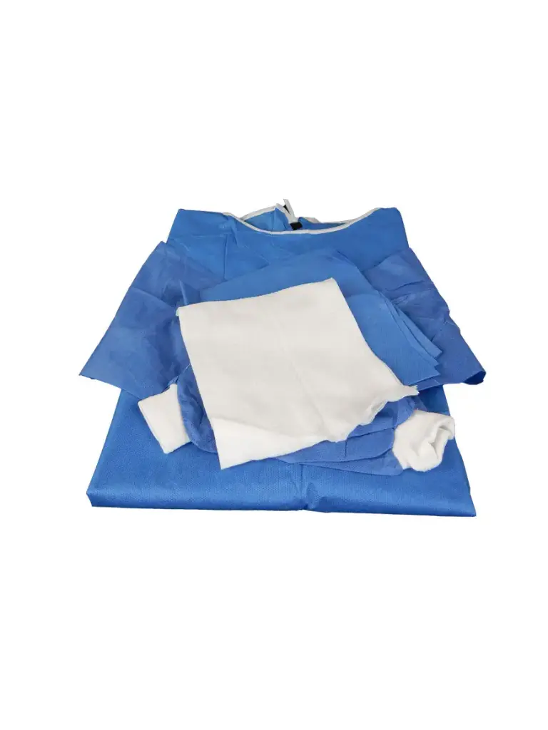 Bata quirúrgica para cirujano estéril c/campo y toalla