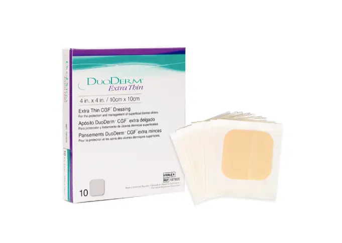 [187955] DuoDerm Extra Thin apósito hidrocoloide 10x10cm C/10