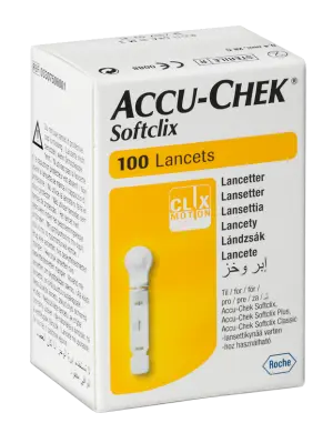 [3307506001] Accu-Chek Softclix lancetas estériles de punción capilar 28G C/100