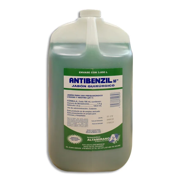 [ALT7] Antibenzil jabón quirúrgico