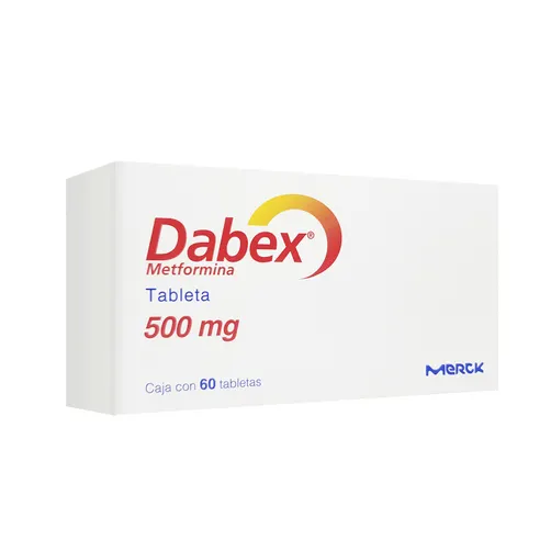 [7501298219509] Dabex tabletas 500mg (Metformina) C/60