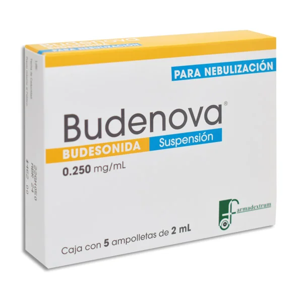 Budenova (Amarilla), Susp 0.250mg/ml c/5 (Para Nebulizar)