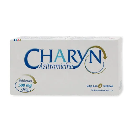 [267M2007] Charyn tabletas 500mg (Azitromicina) C/3