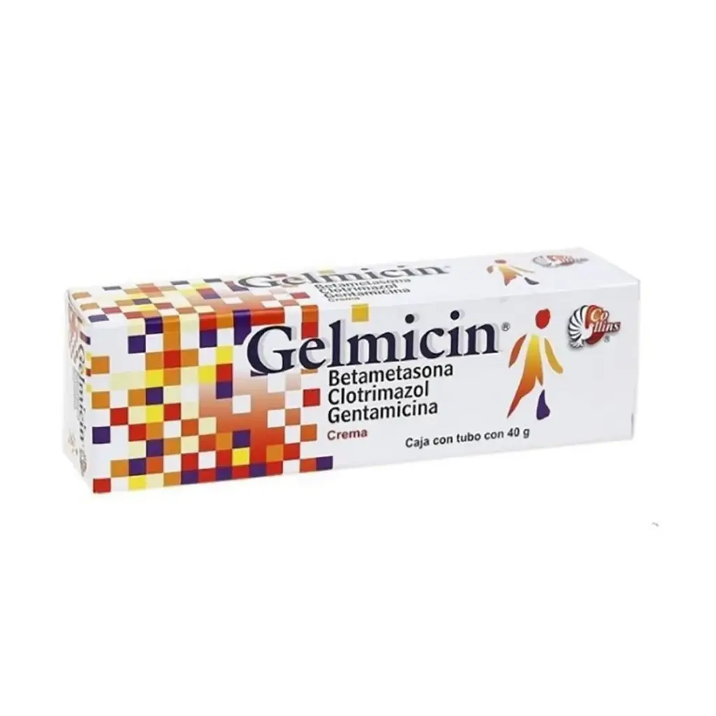 Gelmicin Crema 50mg-1g-0.1g/100g (Betametasona/Clotrimazol/Gentamicina) 40g