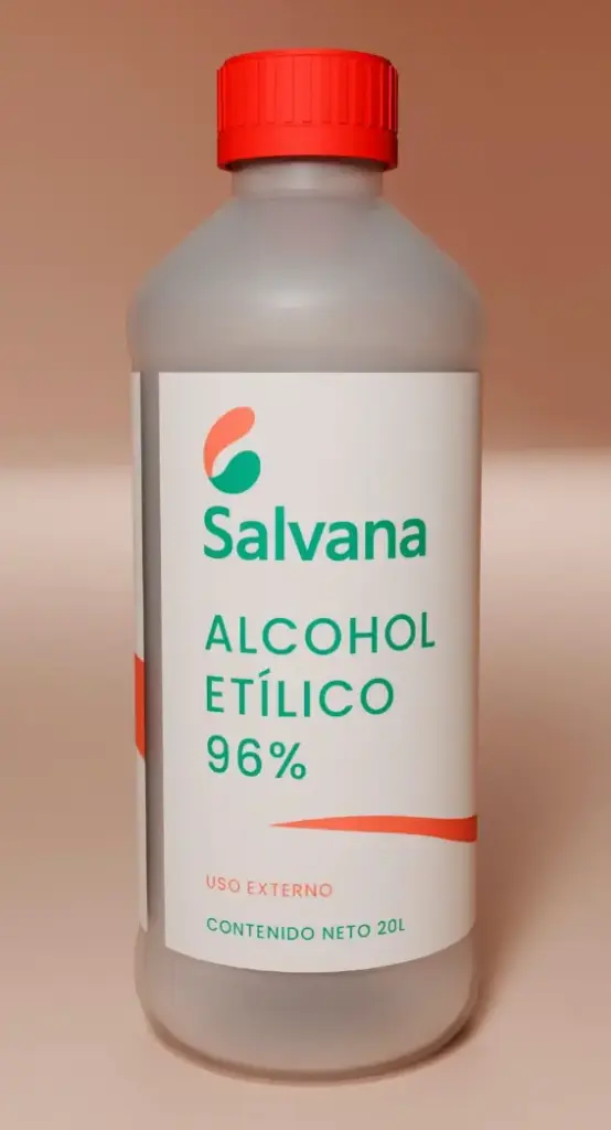 Alcohol etílico 96% sin desnaturalizar 1L