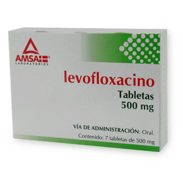 Levofloxacino AMSA tabletas 500mg C/7