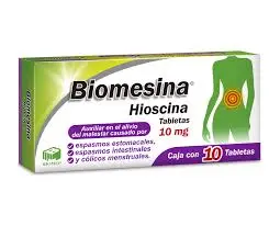 [496M95] Biomesina tabletas 10mg (Butilhioscina) C/10
