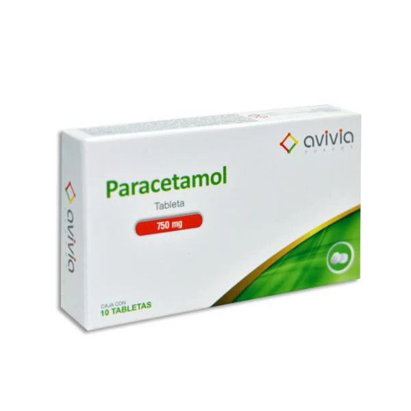 [099M2002] Paracetamol Avivia tabletas 750mg C/10