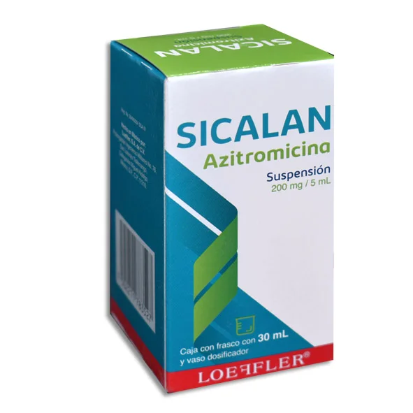 [304M2004] Sicalan suspensión 200mg/5ml (Azitromicina) 30ml