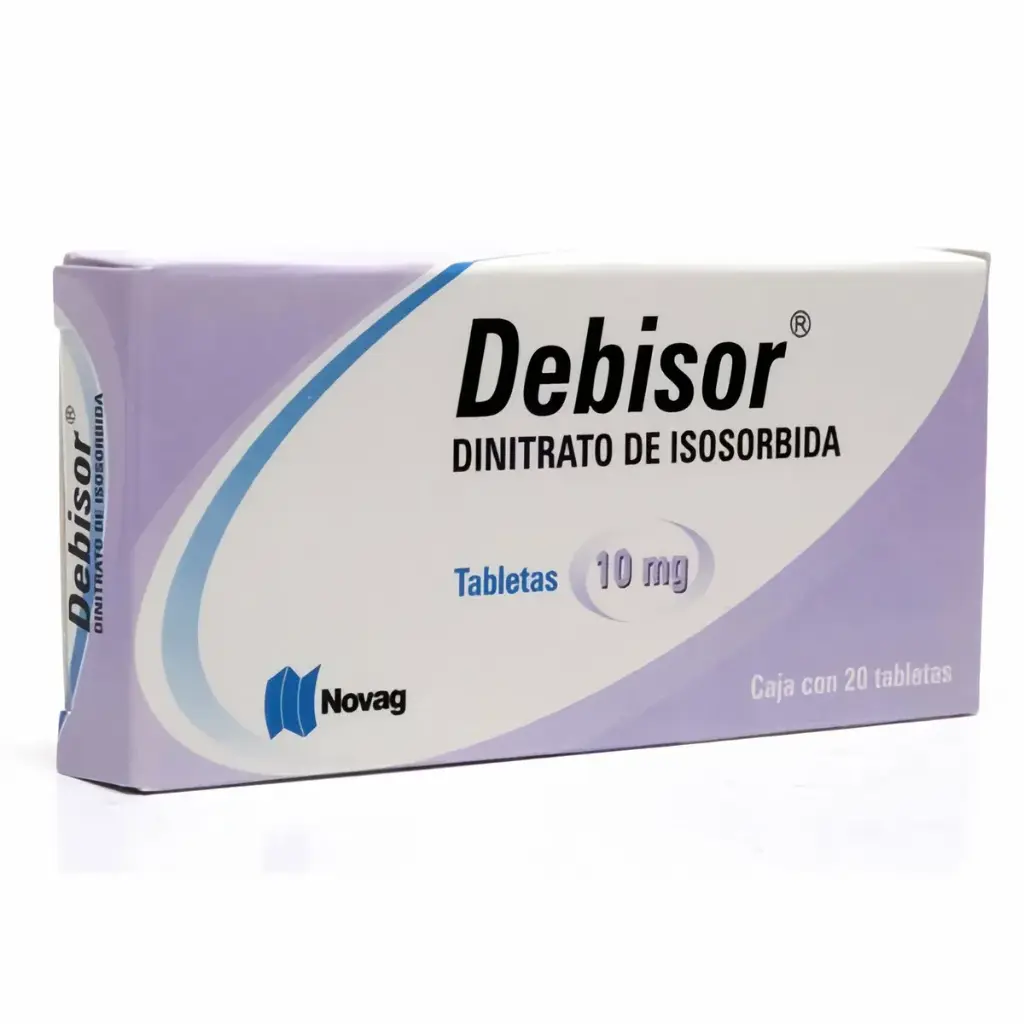 [86432] Debisor tabletas 10mg (Isosorbida) C/20