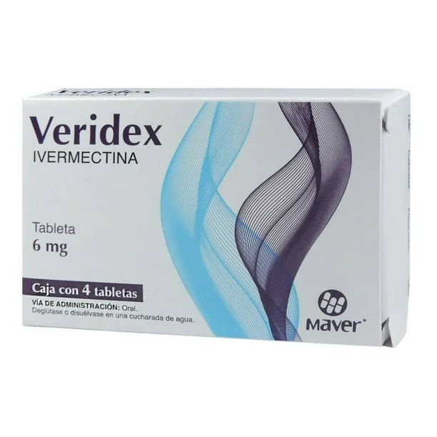 Veridex tabletas 6mg (Ivermectina) C/4