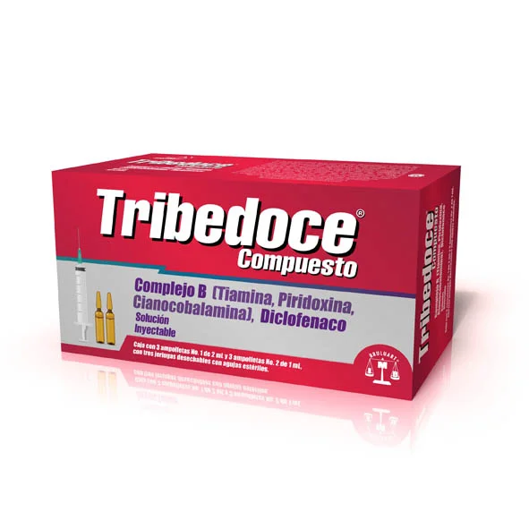 Tribedoce compuesto solución inyectable (Complejo B/Diclofenaco) C/3