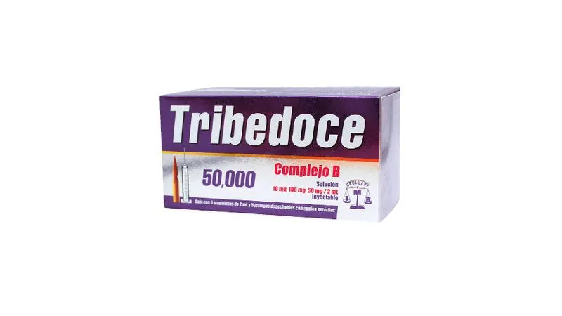 Tribedoce 50,000 solución inyectable (Complejo B) C/5