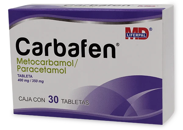 Carbafen tabletas 350/400mg (Meclizina/Piridoxina) C/20 CARBAFEN c/30 TABS. 350/400 MG.