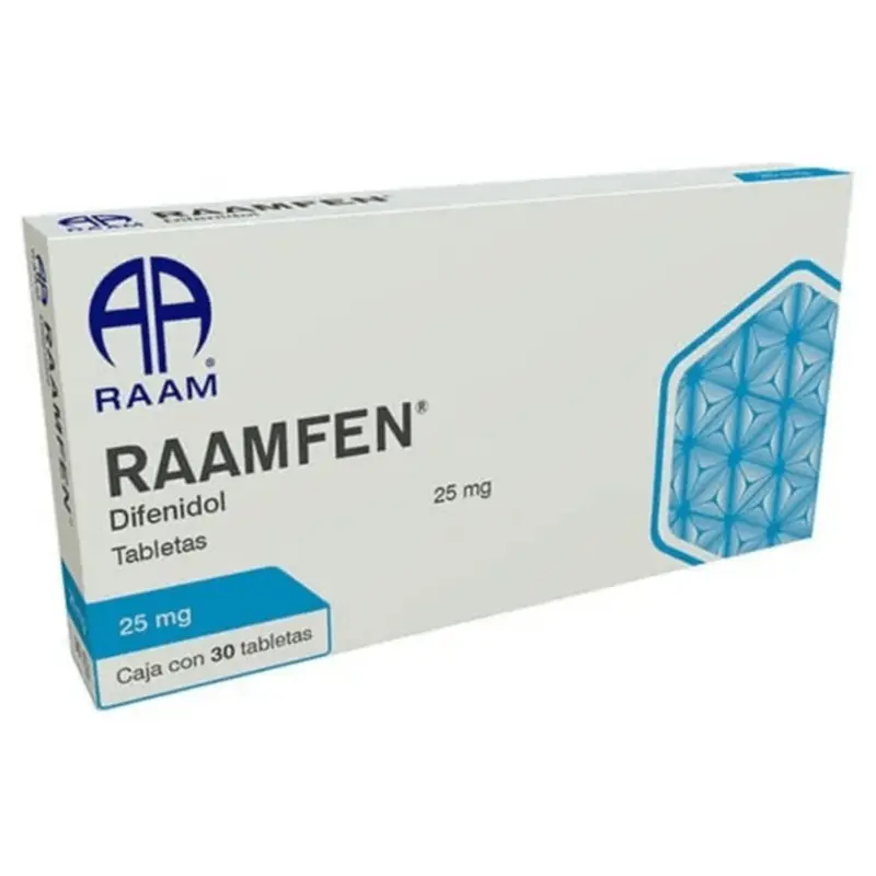 [046M2008] Raamfen tabletas 25mg (Difenidol) C/30