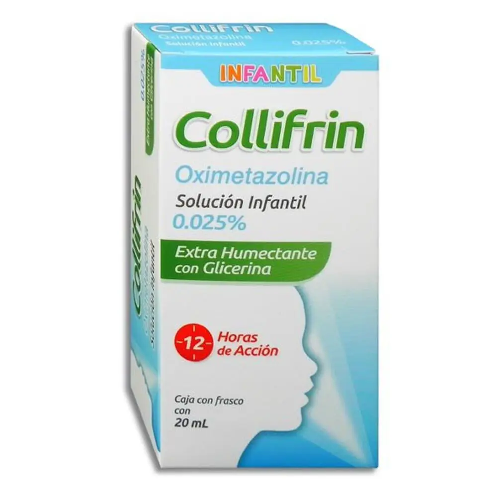 Collifrin solución nasal infantil 0.025% (Oximetazolina) 20ml