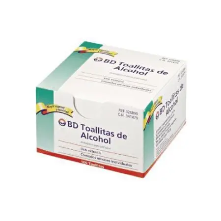 [326899] Toallitas c/alcohol C/100