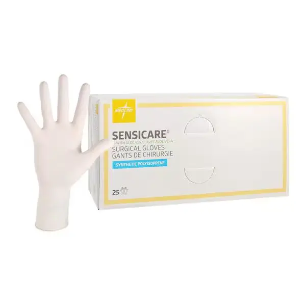 [MSG1070] Sensicare guantes libres de látex para cirugía estéril talla 7 C/1 par