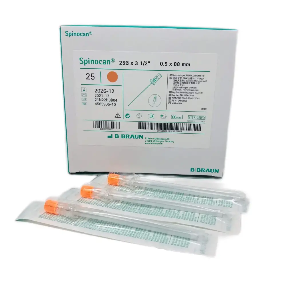 [4505905] Spinocan aguja especial para raquianestesia 25G x 3 1/2" C/1