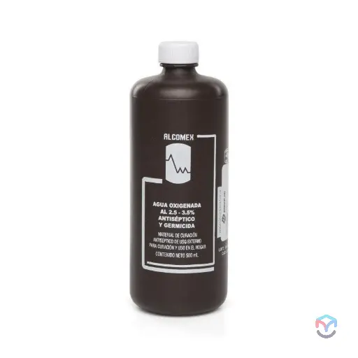 [0478C95] Agua oxigenada solución 2.5-3.5% 500ml