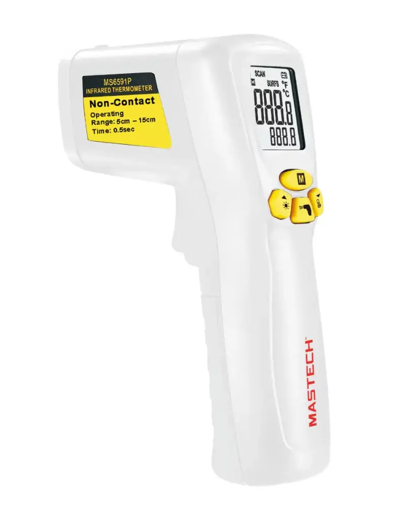 [MS6592P] Termómetro infrarrojo s/contacto para uso corporal C/1