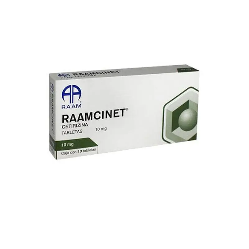 Raamcinet tabletas 10mg (Cetirizina) C/10
