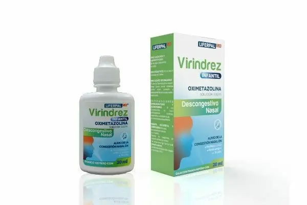 [183M2017-2] Virindrez solución nasal adulto 0.05% (Oximetazolina) 20ml