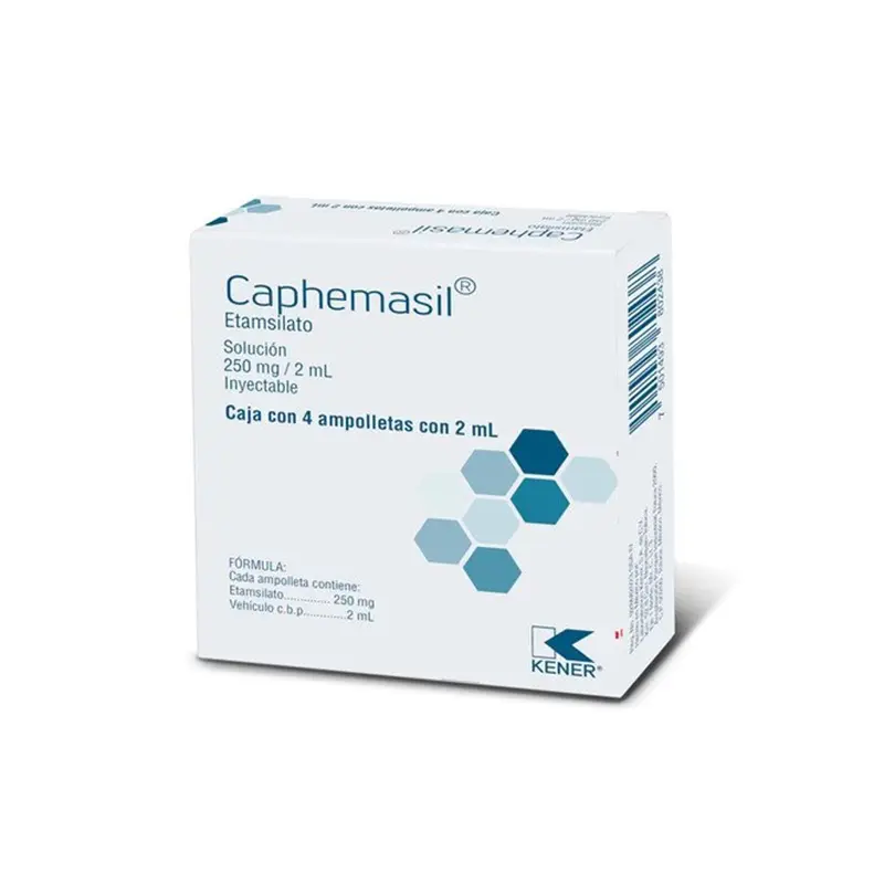 [028M2023] Caphemasil solución inyectable 250mg/2ml (Etamsilato) C/4