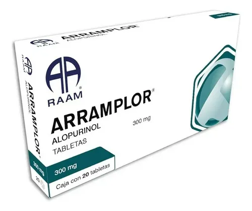 [115M2010] Arramplor tabletas 300mg (Alopurinol) C/20