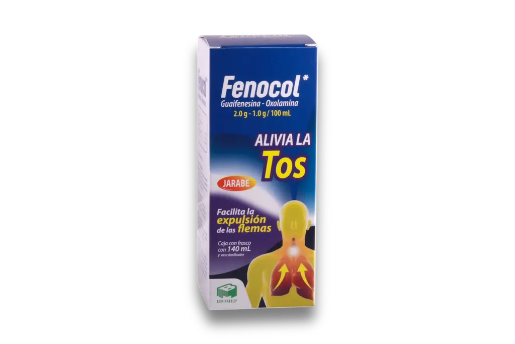 [058M2011] Fenocol jarabe 2-1g/100ml (Guaifenesina/Oxolamina) 140ml 