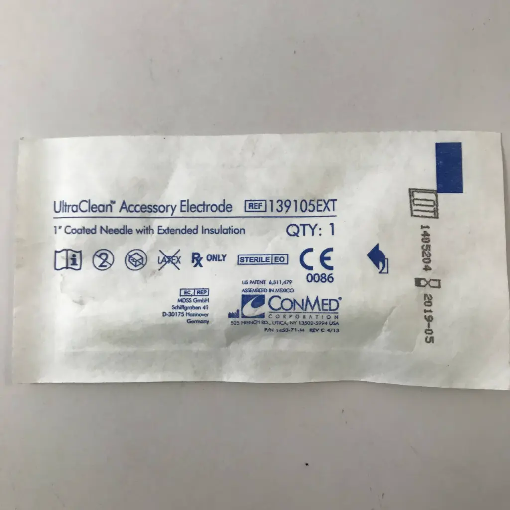 [139105EXT] Ultraclean electrodo recubierto estéril de 1" C/1