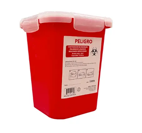 [0061C2019] Contenedor rojo para líquidos de 1.8L
