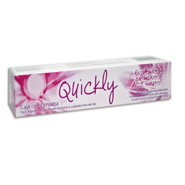 Quickly prueba de embarazo tipo pluma C/1