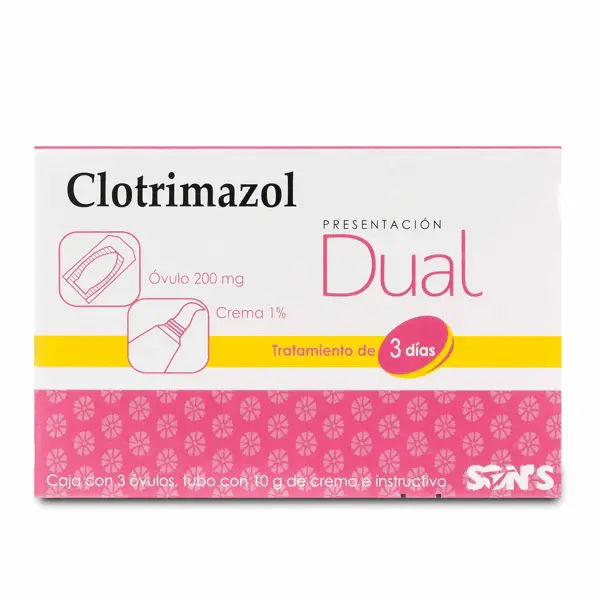 Clotrimazol Dual Kit (Óvulos y crema)