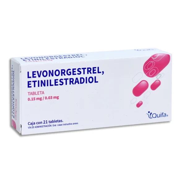 Levonorgestrel/Etinilestradiol tabletas 0.15/0.03mg C/21