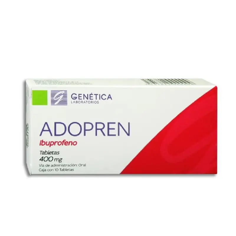 Adopren tabletas 400mg (Ibuprofeno) C/10