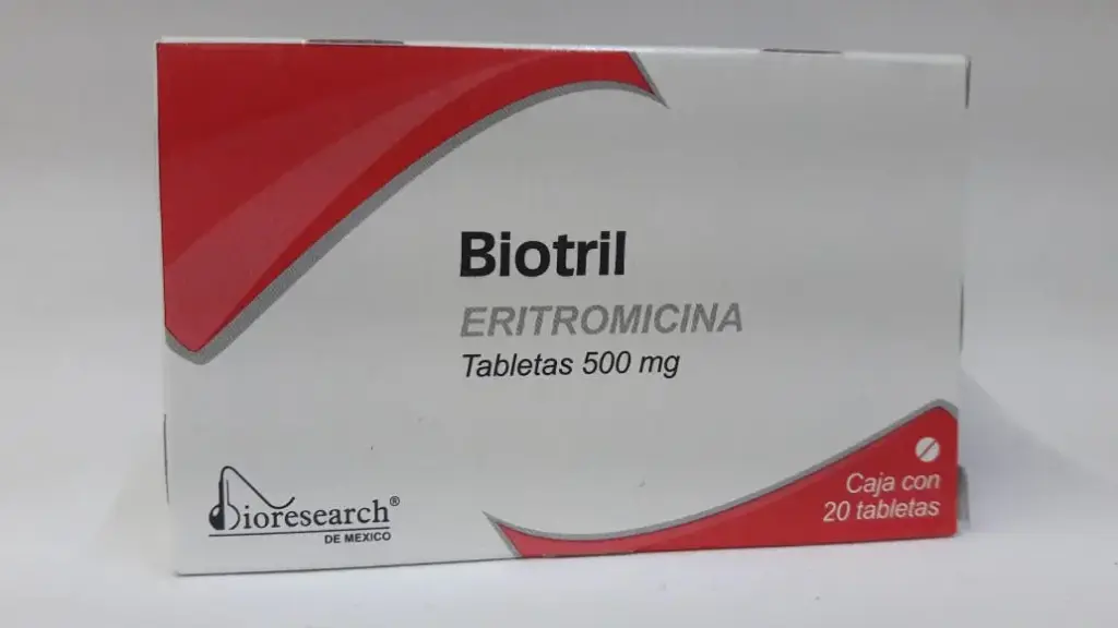 [370M2018-2] Biotril tabletas 500mg (Eritromicina) C/20