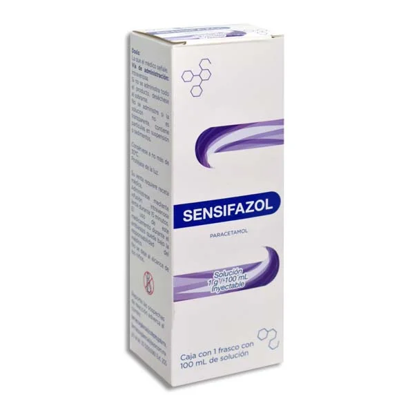 [119M2018] Sensifazol solución inyectable 1g/100ml (Paracetamol) C/1