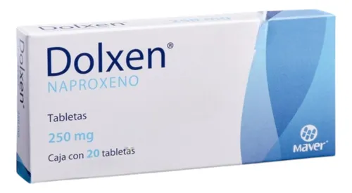 Dolxen tabletas 250mg (Naproxeno) C/20