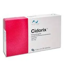 Cidorix tabletas 75mg (Clopidogrel) C/14