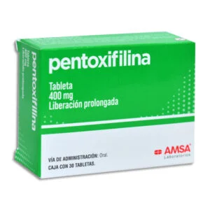 [297M99] Pentoxifilina AMSA tabletas 400mg C/30