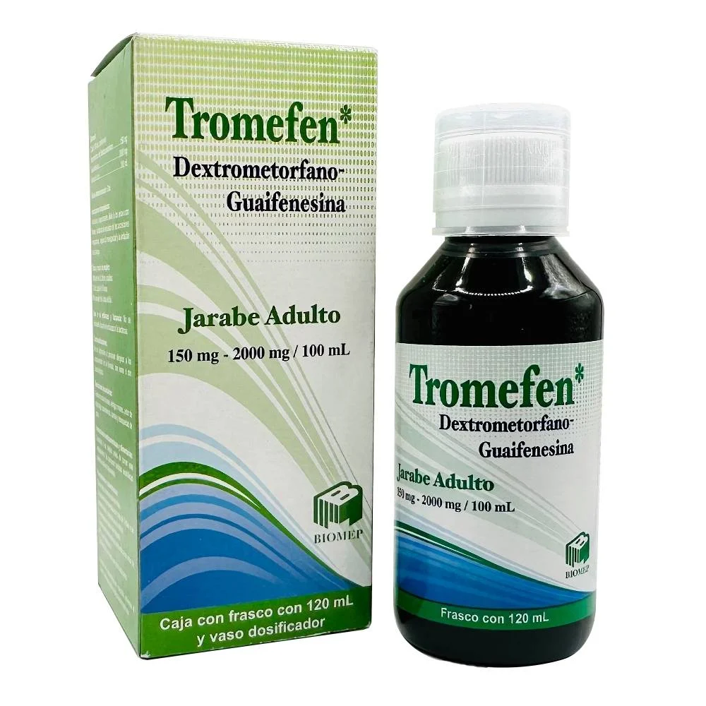 [002M2013] Fenocol jarabe 2-1g/100ml (Guaifenesina/Oxolamina) 140ml  (copia)TROMEFEN JARABE Adulto Fco. 120 ML. 150-2000 MG/100 ML. Genérico: Dextrometorfano + Guaifenesina. (ADULTO)