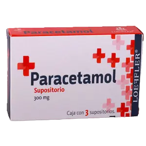 Paracetamol Loeffler supositorios 300mg (Paracetamol) C/3