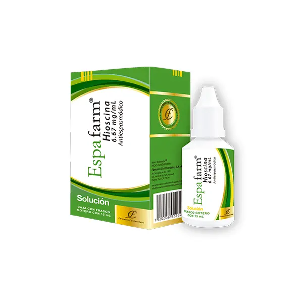 [080M2008] Espafarm solución gotero 6.67mg/1ml (Butilhioscina) 15ml